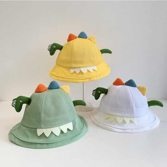 Sun Protection Sunshade Net Eyes Dinosaur Boy Summer Summer - Urban Caps