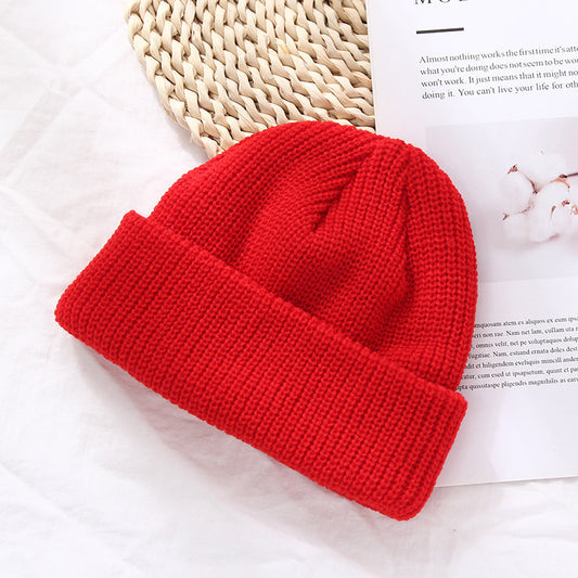 Trendy Dome Autumn And Winter Knitted Woolen Hat - Urban Caps
