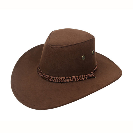 Cowboy Hat Spring And Summer Outdoor Sun Hat Men's Horse Riding Beach Hat - Urban Caps