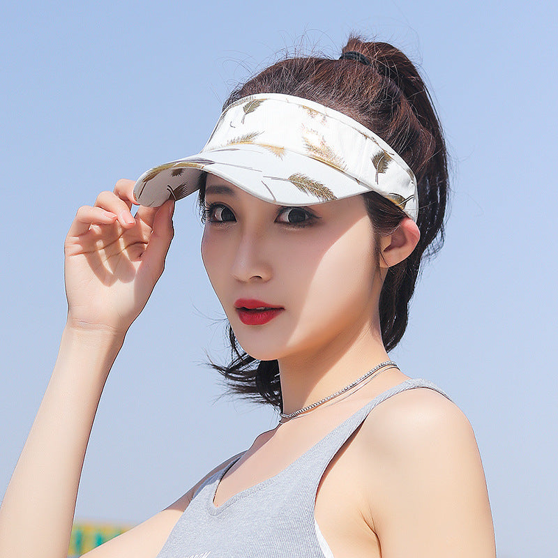 Men'S and Women'S Casual Spring and Summer Seasons Bronzing Feather Baseball Caps