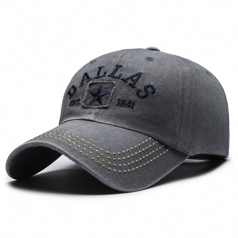 Soft Top Washed-out Vintage Coating Cloth Peaked Cap - Urban Caps