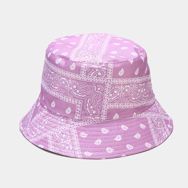 Bandana Print Bucket Hats With Multiple Colorways - Urban Caps
