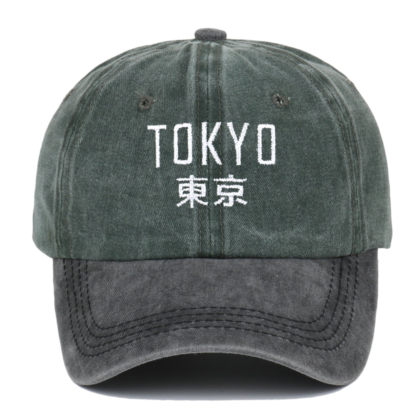 New Retro Washed Simple Tokyo Letters Hat - Urban Caps