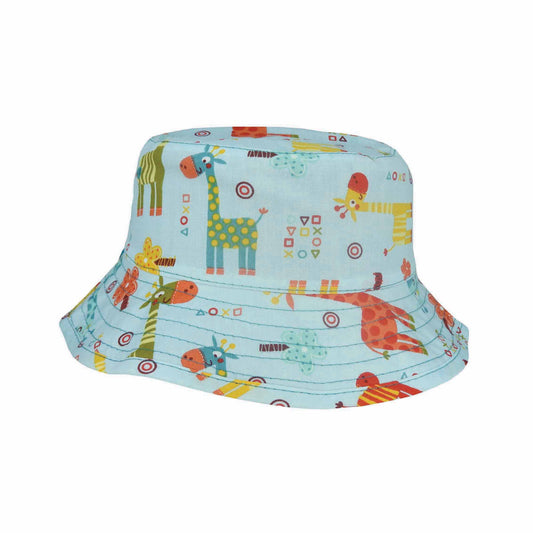 Tommy – Giraffe Print Reversible Cotton Bucket Hat for Toddlers