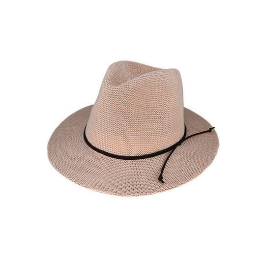 Lexi Kid’s Crushable Polyester Knit Fedora Hat with UPF 50+ Sun Protection