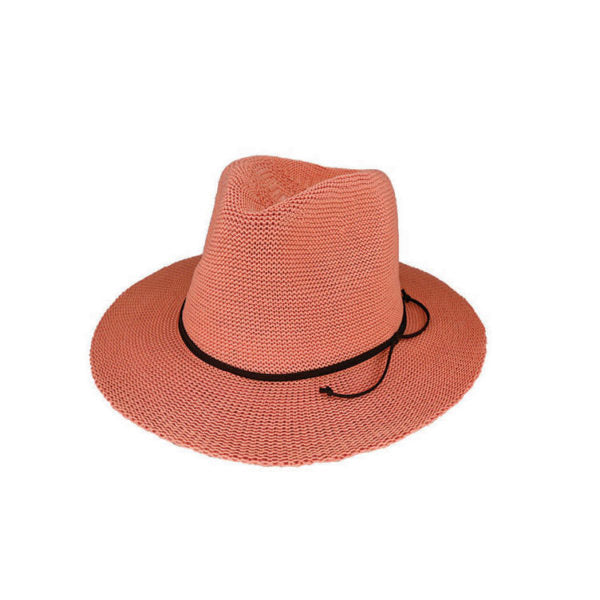 Lexi Kid’s Crushable Polyester Knit Fedora Hat with UPF 50+ Sun Protection