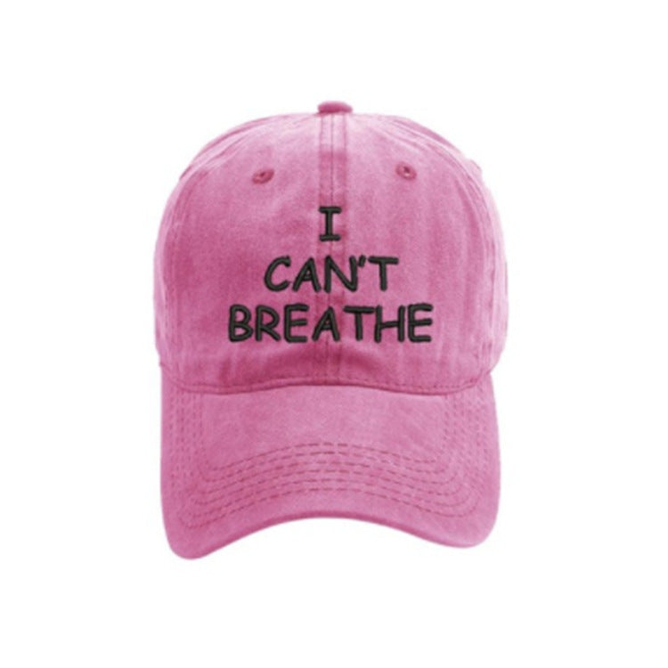 I can't breathe embroidered baseball caps - Urban Caps