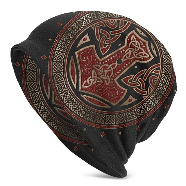 Creative Print Knitted Hat: Fashionable Choice for Men and Women - Urban Caps