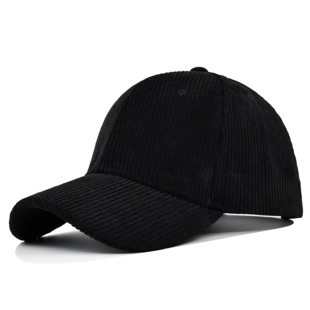 Fashion Corduroy All-matching Peaked Cap Men - Urban Caps