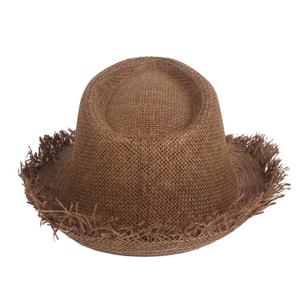 Top Men's Old Top Hats Straw Hats Summer Sun - Urban Caps