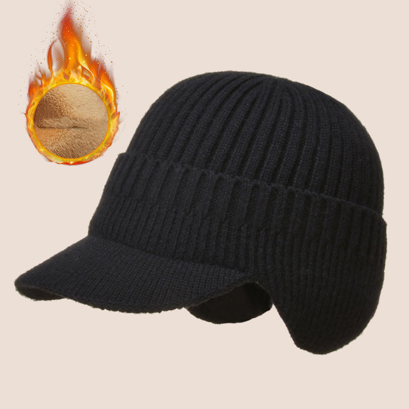 Men's Outdoor Warm Ear Protection Knitted Hat - Urban Caps