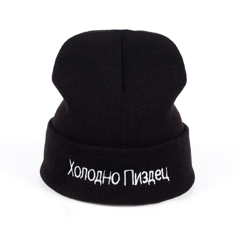 Men And Women Embroidered Knitted Hats - Urban Caps