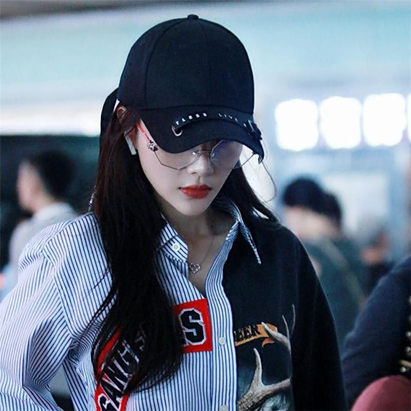 Outdoor Travel Sunscreen Webbing Buckle Baseball HAT