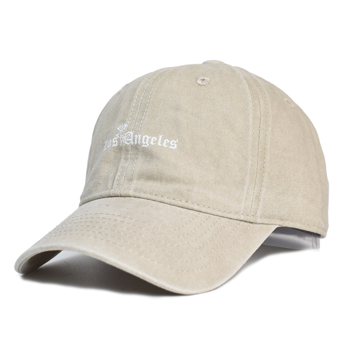 Washed Cotton Printed Hat Old Dad Hat - Urban Caps