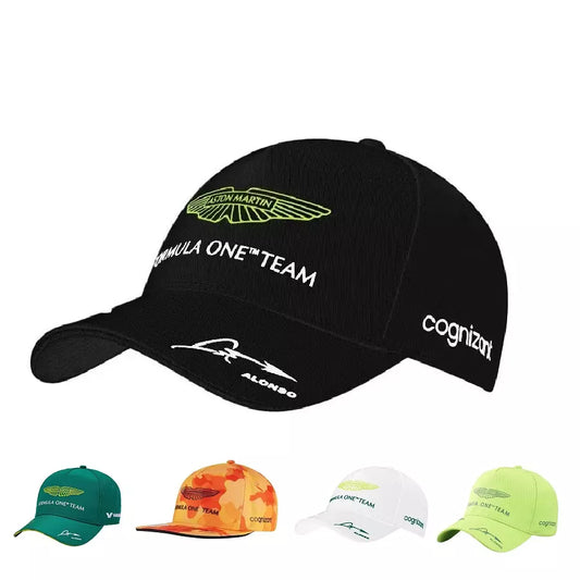 Performance Racing Baseball Cap – Adjustable Embroidered Hat