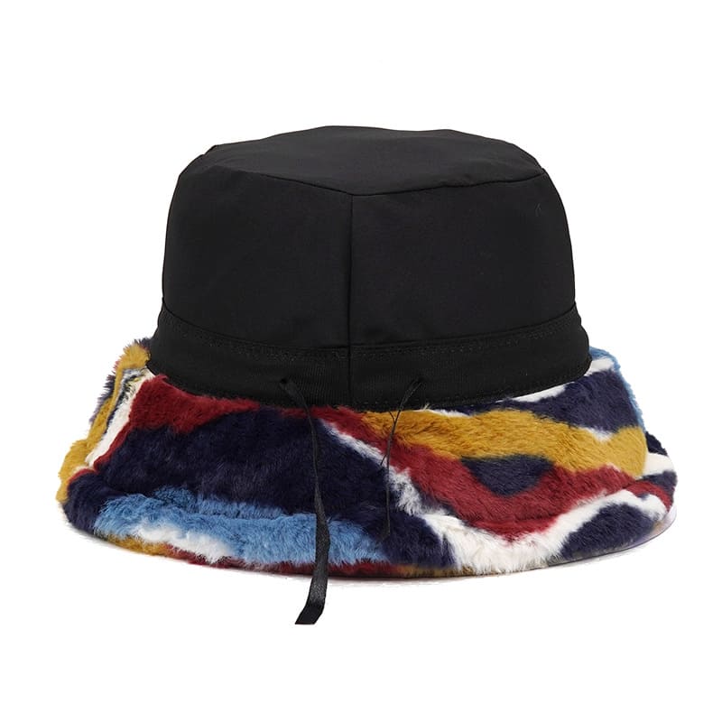 Autumn Abstract Fur Hat Luxurious Comfort and Style - Urban Caps