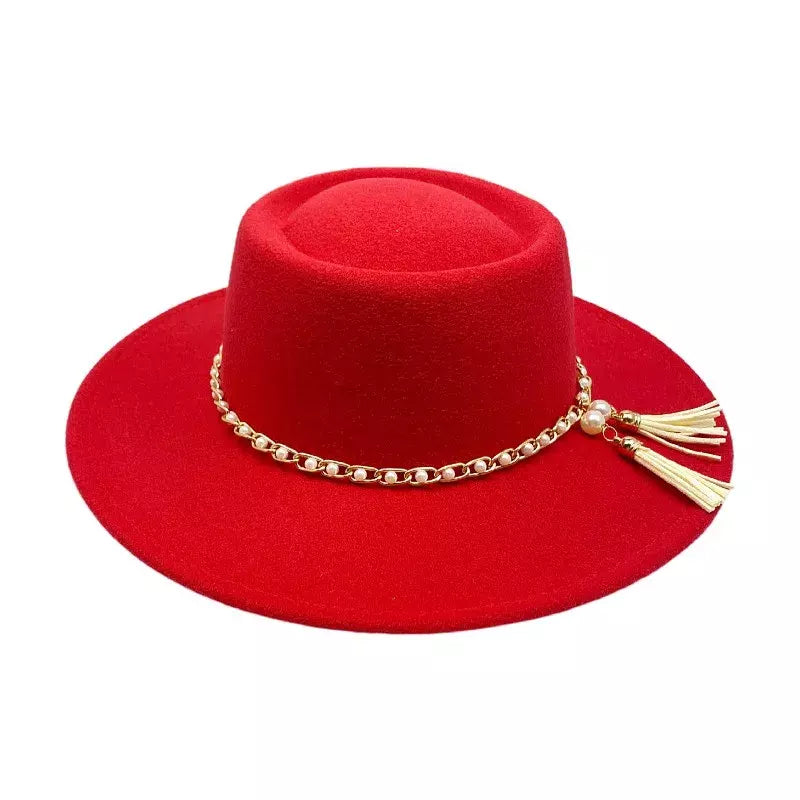 Besanzon Wide Brimmed Porkpie Hat - Classic Porkpie Silhouette With a Generous Brim