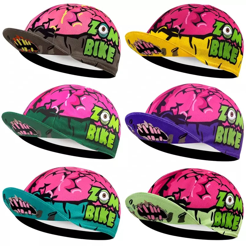Brain Zom Bike Cycling Cap Moisture Management Quick Dry Warmth Acrylic Headwear
