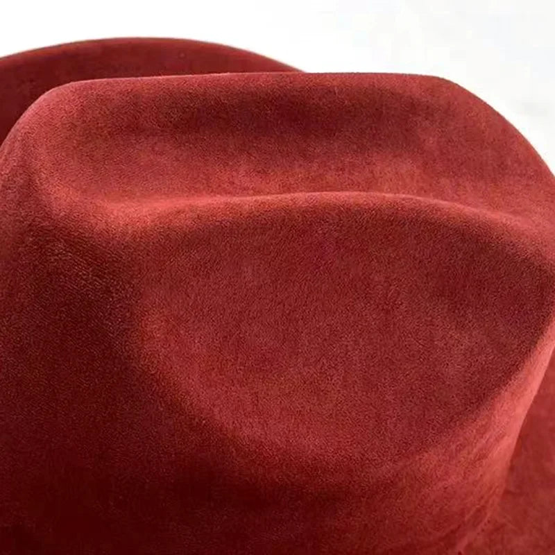 Bullhead Suede Cowboy Hat – Vegan Western Style Adjustable Hat