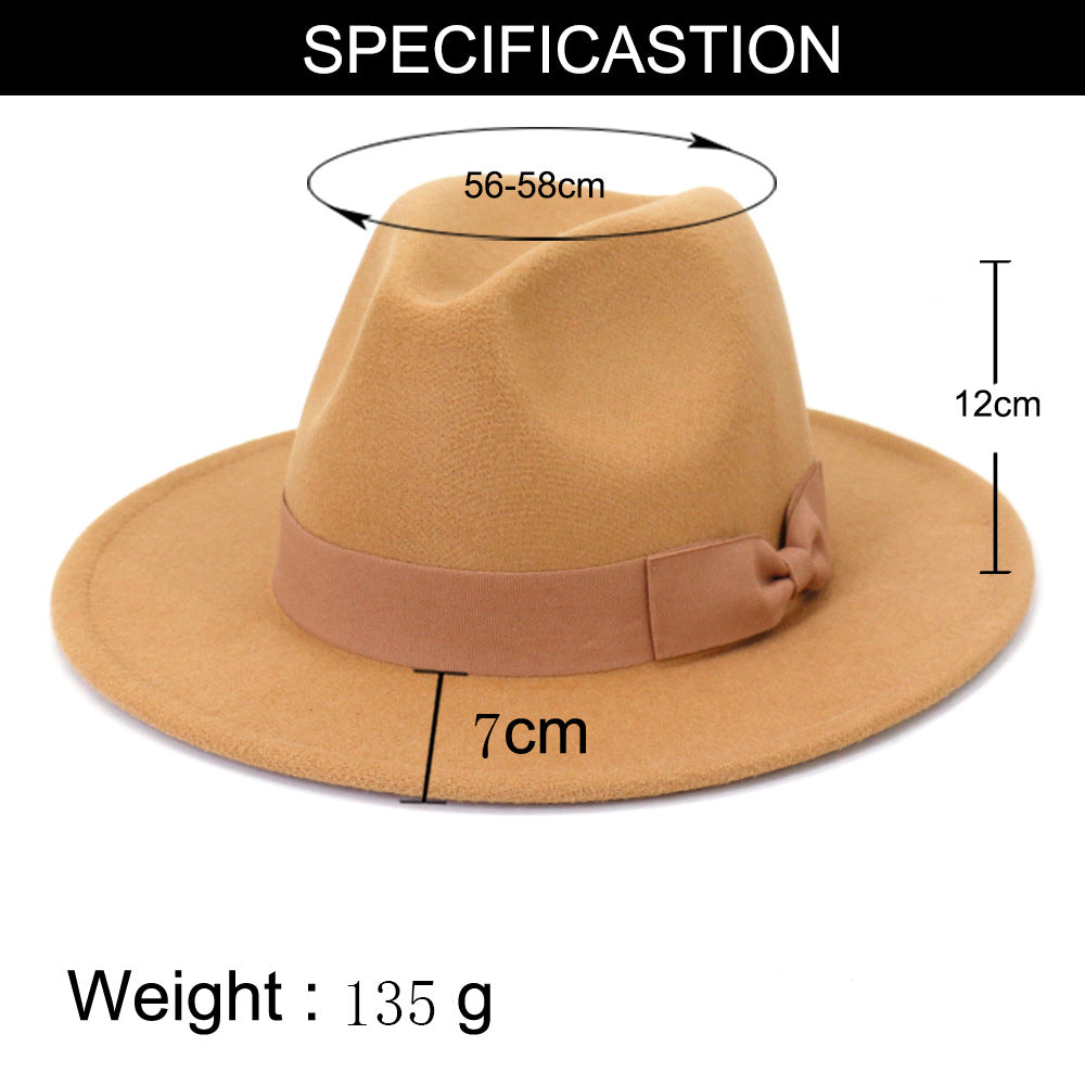 Calgary Ribbon Fedora Hat – Classic Cotton Structured Hat