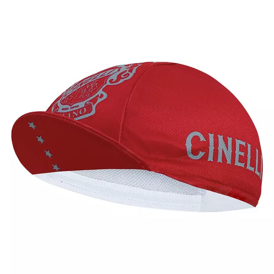 Cinelli Milano Classic Cycling Cap Lightweight Breathable Adjustable 55-61 cm