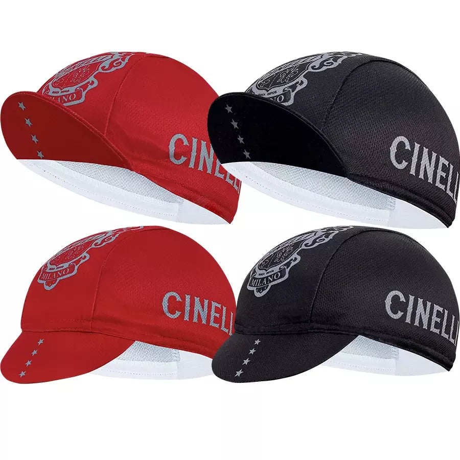 Cinelli Milano Classic Cycling Cap Lightweight Breathable Adjustable 55-61 cm