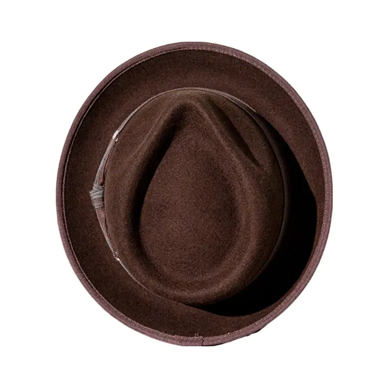 Collins Ribbon Wool Fedora Hat - Timeless Wool Fedora With Ribbon Accent For Style