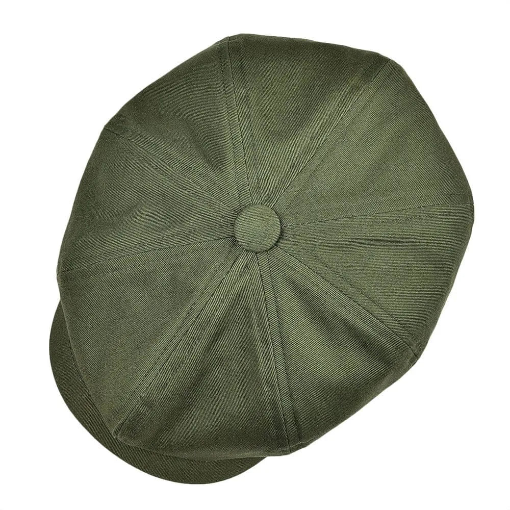 Covent Plain Cotton Newsboy Cap – Classic Vintage Peaky Style Hat