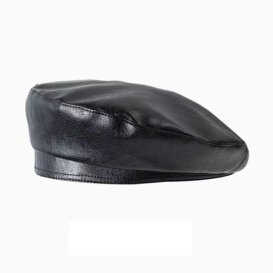 Crupet Leather Beret – Vintage Style Adjustable Hat