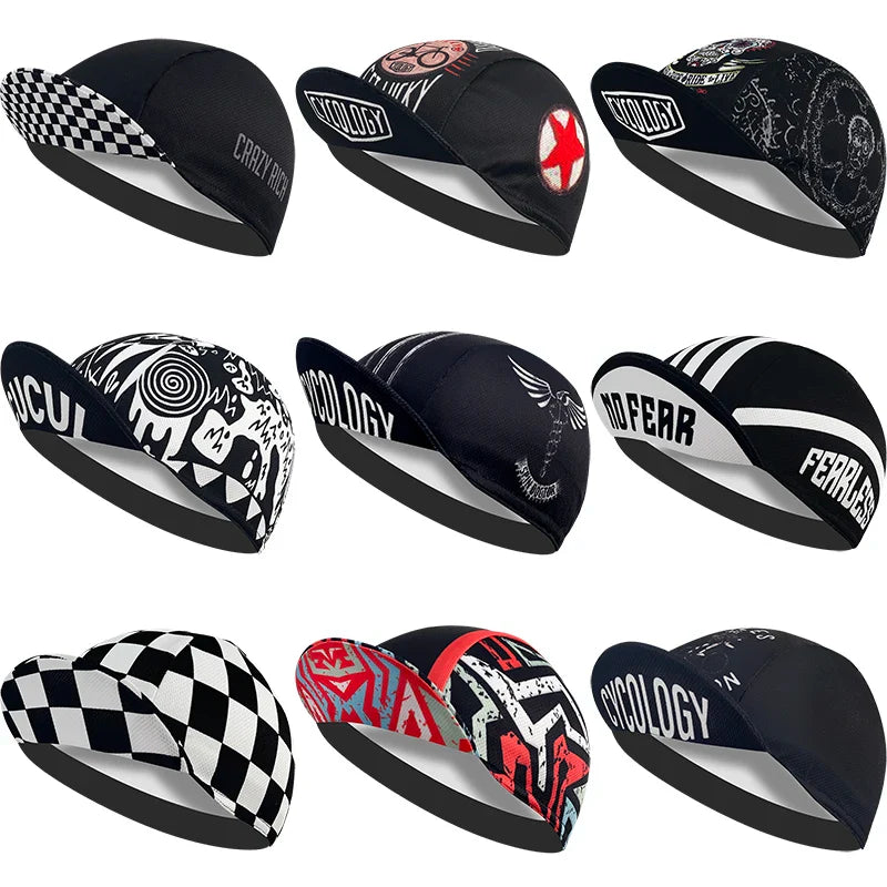 Cycology Black Series Cycling Cap Acrylic Lightweight Quick Dry Headwear