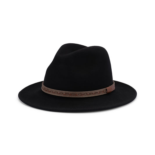 Johnny – Crushable Water-Repellent Wool Felt Safari Hat with Leather Band