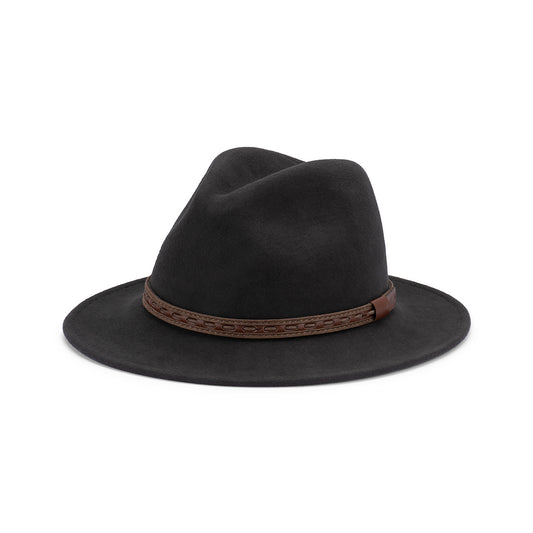 Johnny – Crushable Water-Repellent Wool Felt Safari Hat with Leather Band