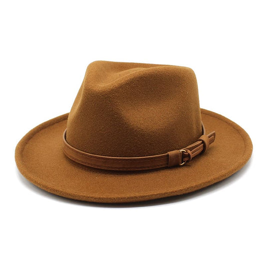 Denis Wool Felt Fedora Hat - Timeless Wool Felt Fedora For Smart And Casual Style