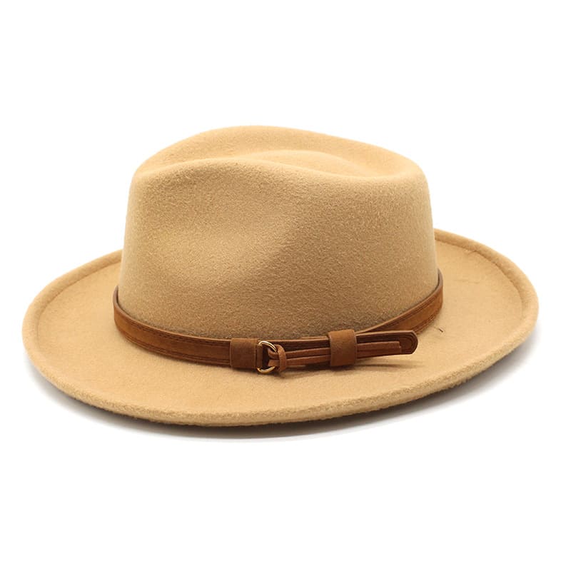 Denis Wool Felt Fedora Hat - Timeless Wool Felt Fedora For Smart And Casual Style