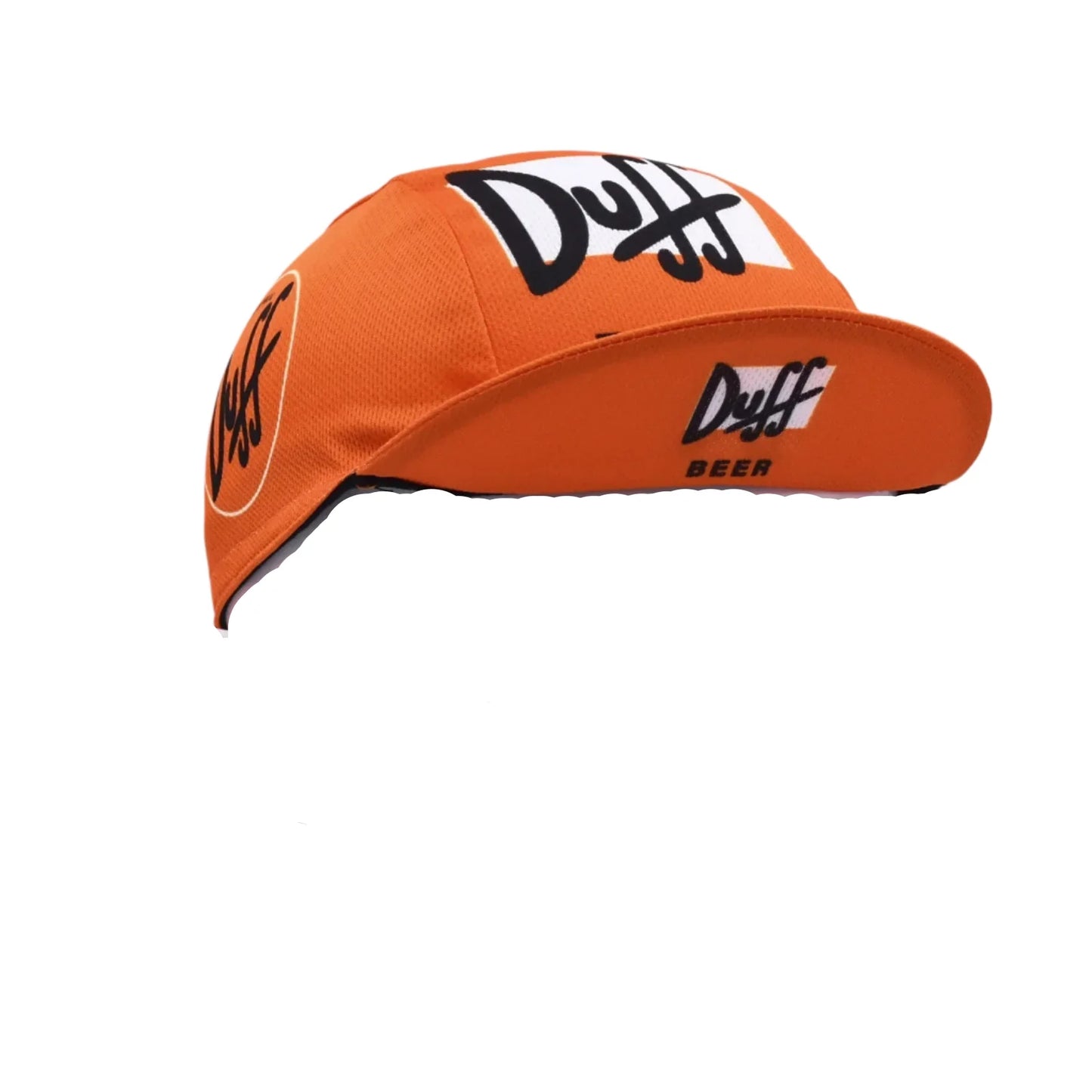 Duff Beer Orange Cycling Cap Lightweight Acrylic For Street Style And Visibility
