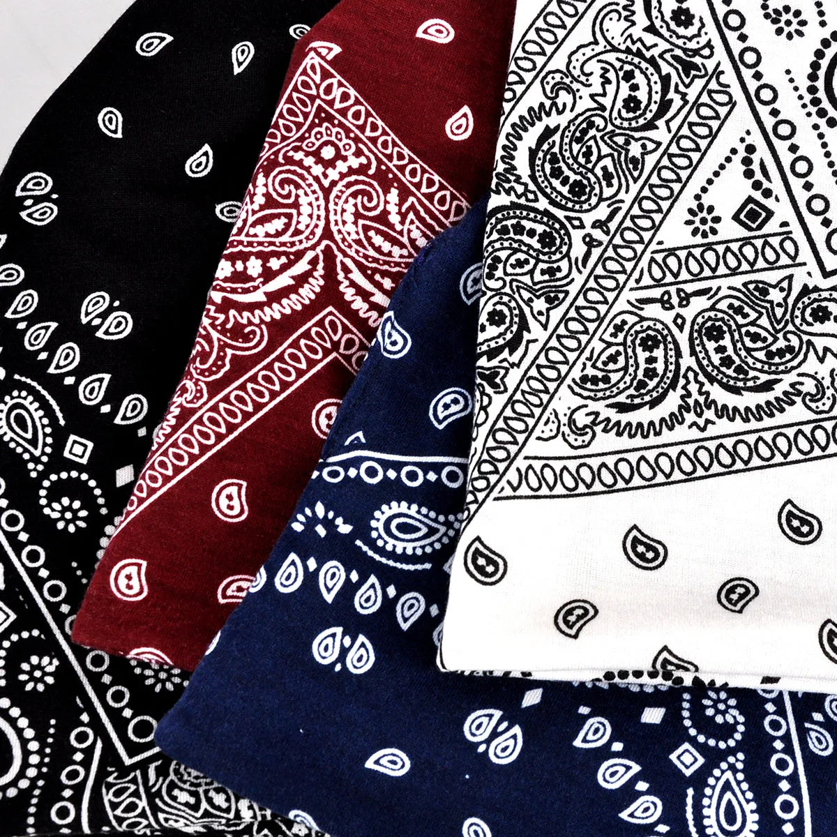 Elegant Floral Cashew Cotton Snood Beanie Premium - Urban Caps