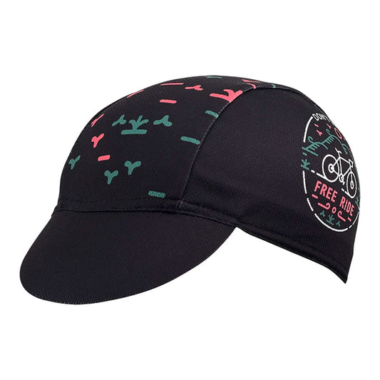 Free Ride Dont Worry Cycling Cap Acrylic Lightweight Sweat Wicking Under Helmet