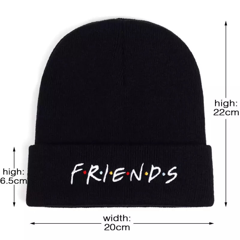 Friends Classic Black Beanie - Urban Caps