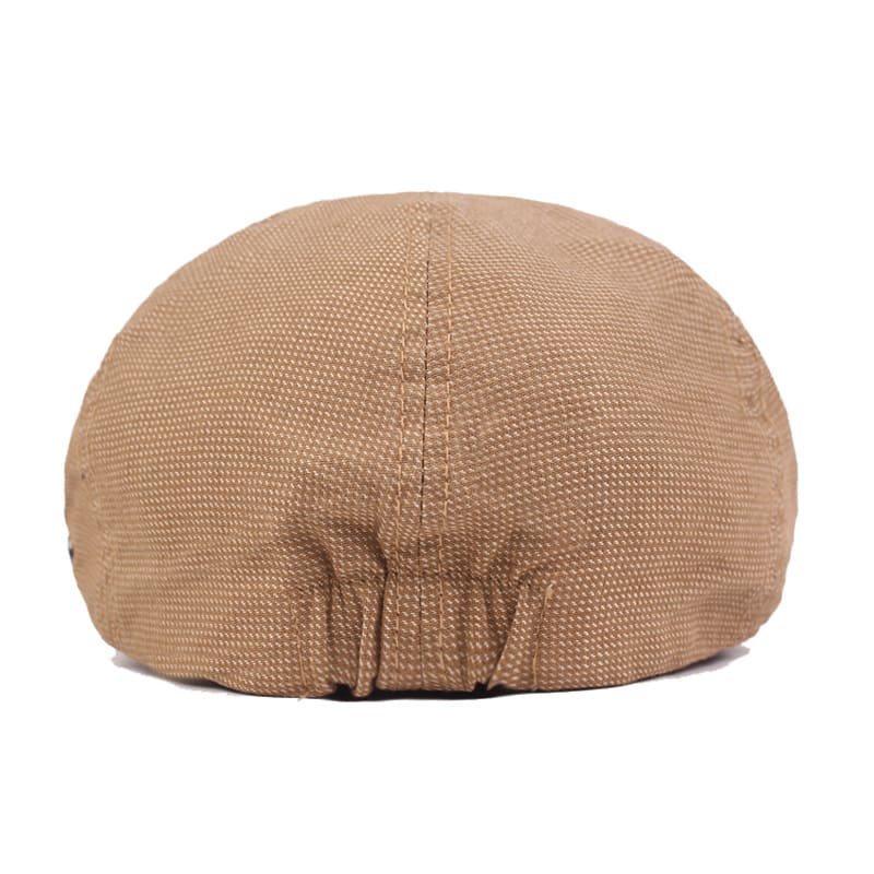 Garston Cotton Flat Cap - Classic Cotton Flat Cap Versatile Smart Casual Styling