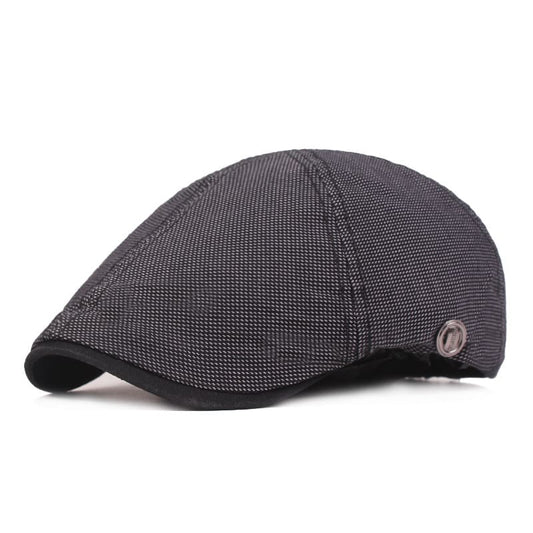 Garston Cotton Flat Cap - Classic Cotton Flat Cap Versatile Smart Casual Styling