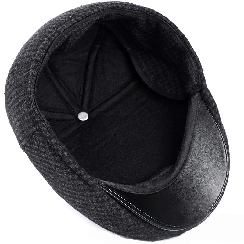St Albans Earflap Flat Cap