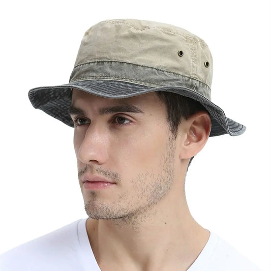 The Havana | Men's Washed Cotton UV400 Bucket Hat | Urban Caps NZ