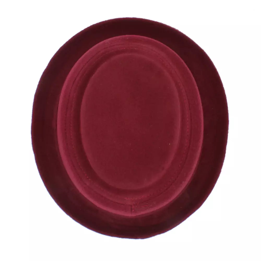 Harris Plain Wool Pork Pie Hat – Classic Short Brim Flat Crown Hat