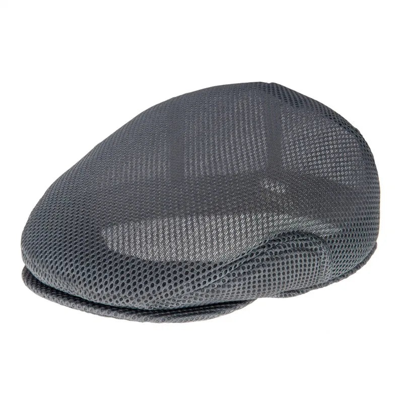 The Lochside | Unisex Mesh Summer Flat Cap | Urban Caps NZ