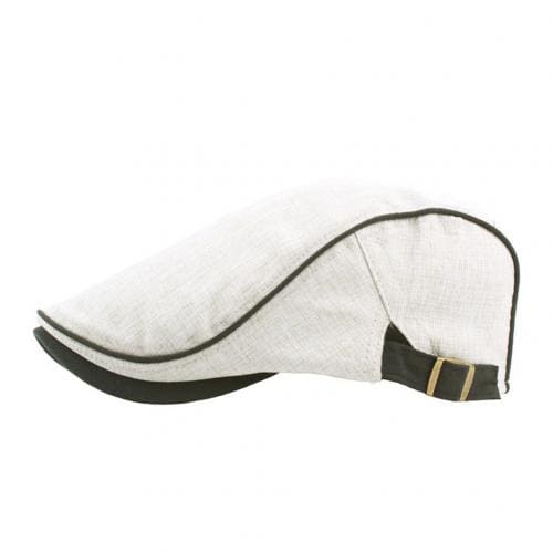 Hendricks Plain Cotton Flat Cap - Timeless Cap With Clean Lines For Versatile Styling