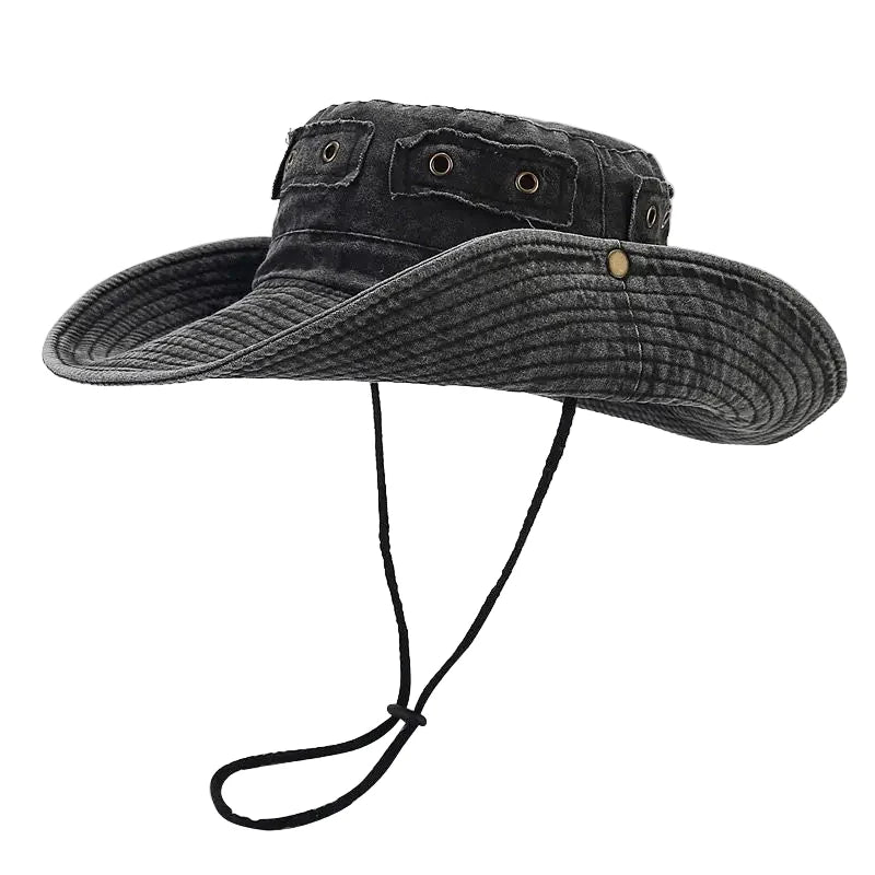 Indiana Washed Cotton Fisherman - Bucket Hat