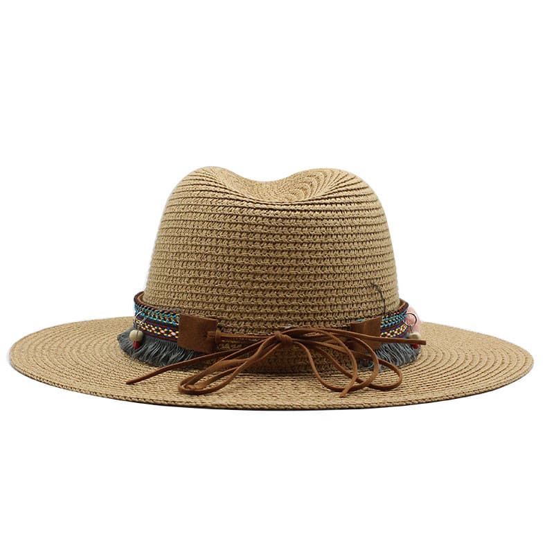 Karlovy Bohemian Summer Fedora Hat - Lightweight Bohemian Style Fedora For Warm Weather