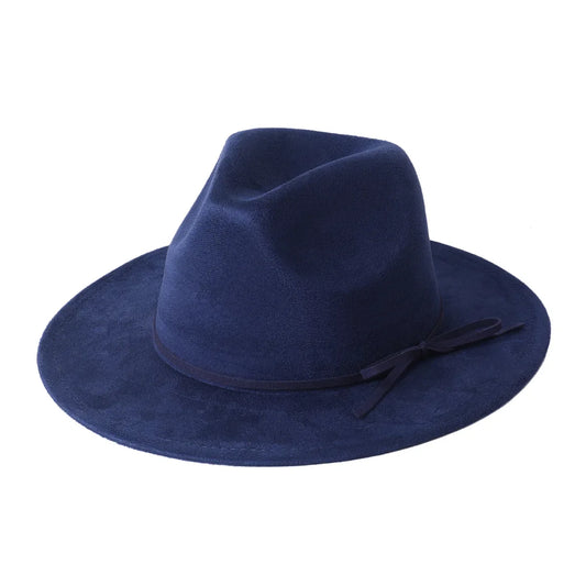 Kessel Suede Fedora Hat - Classic Vegan Suede And Cotton Fedora With Timeless Silhouette