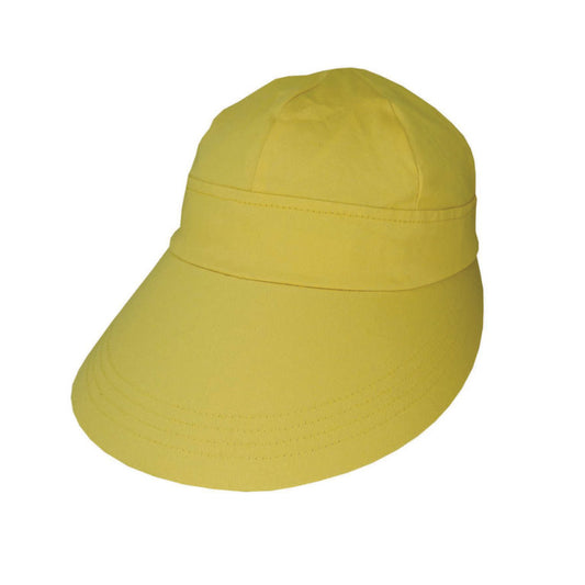 Cotton Face Saver Hat with Wide Protective Peak by Dot & Co.
