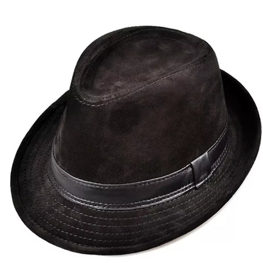 Lamarck Nubuck Trilby - Leather Hat